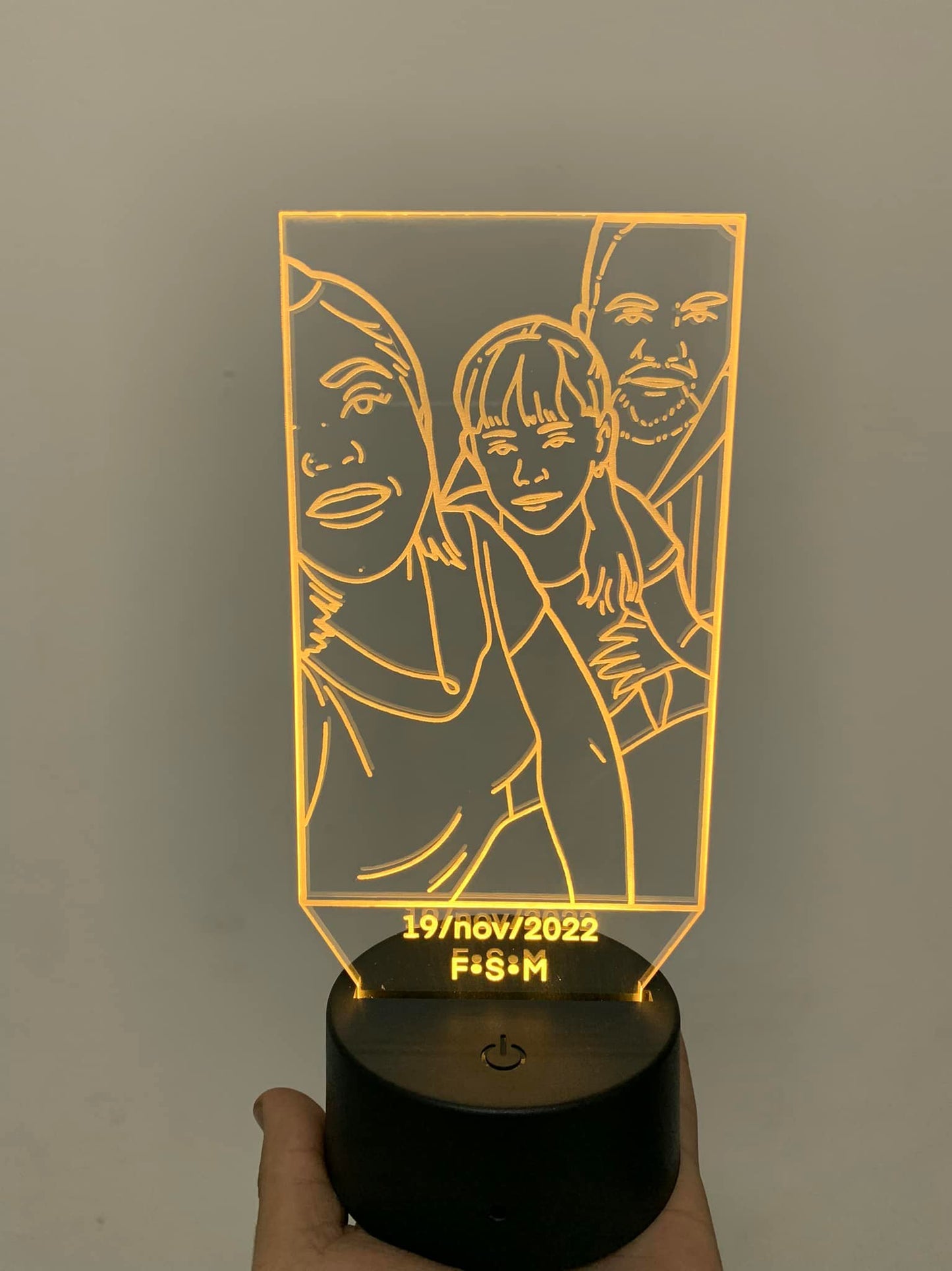 Lampara led personalizada