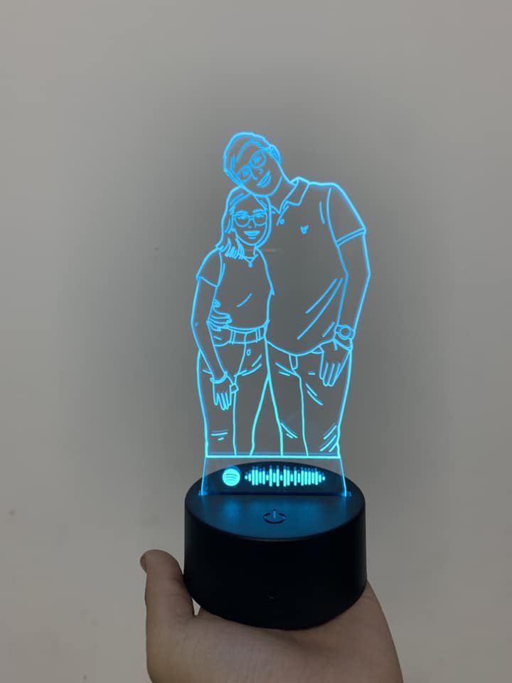 Lampara led personalizada